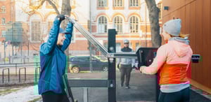 outdoor gym in Helsinki city