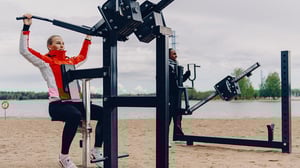 Outdoor fitness area Hietaniemi