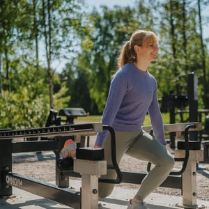 OG12 Multi lift ulkokuntosalilla
