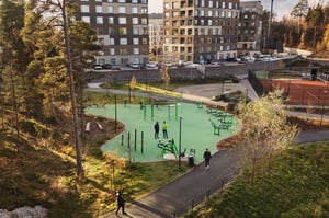 Outdoor gym close to home