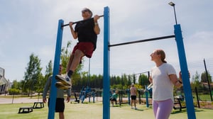 Barre de traction extérieure pour débutants